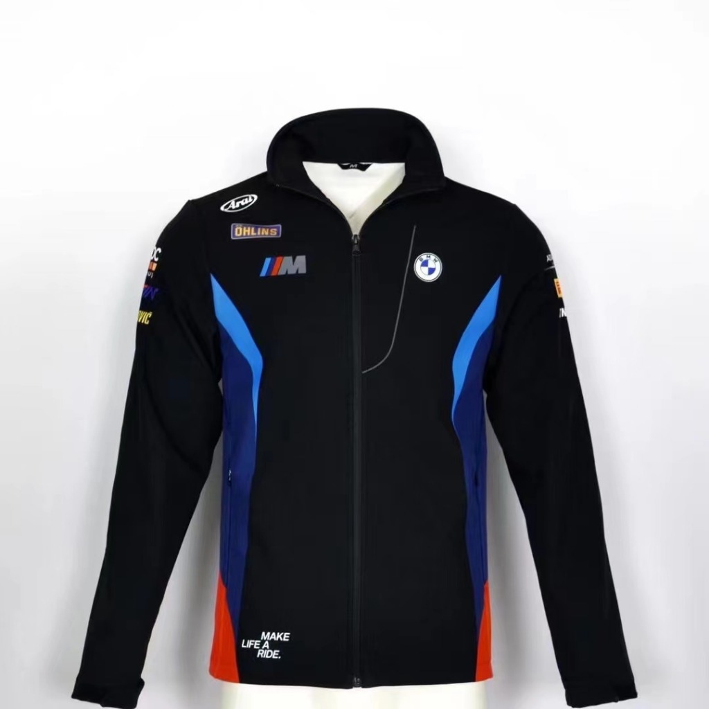 MOTO GP Racing Jersey Áo khoác đi xe máy BMW Motorrad Fleet Edition Dây kéo Off-Road Rider Jersey Áo