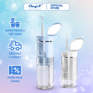 Máy tăm nước CkeyiN KQ136 3 chế độ có thể sạc lại tiện lợi chuyên dụng chăm sóc răng miệng