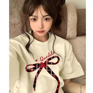 EOENKKY áo phông áo thun nữ croptop baby tee Hàn Phong xu hướng thời trang Phong cách WTX2430DSM 19Z240506