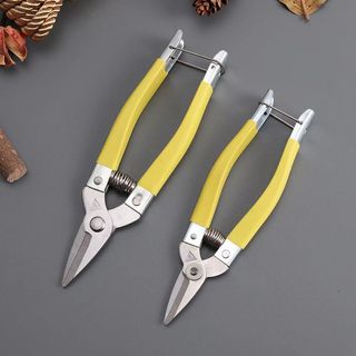 Kéo cắt tỉa cành bằng thép không gỉ có tay cầm chống trượt Kéo hái trái cây làm vườn Dụng cụ làm vườn