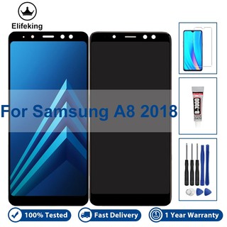 Màn hình cảm ứng lcd 5.6 "100% thay thế chuyên dụng cho samsung galaxy a8 2018 a530 a530f a530f / ds