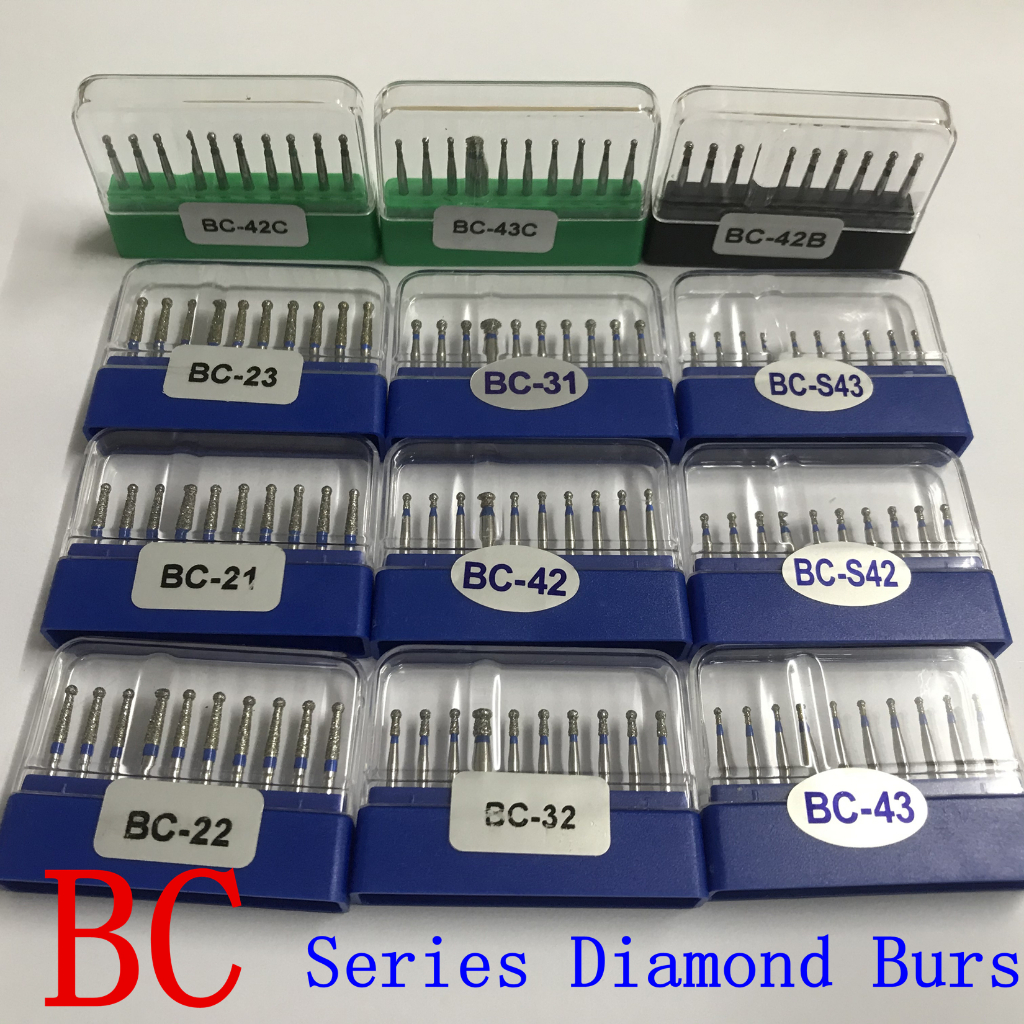 Mua 10 Hộp Tặng 2 Hộp [Hàng mới về] Mũi khoan nha khoa cầm tay tốc độ cao 1.6mm chất lượng cao BC Series Universal BC-31 BC-43 BC-42B, v.v. 1 Hộp