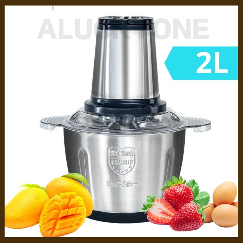 Máy Xay Thịt Inox 4 Cánh Đa Năng - Máy Xay Thịt, Máy Xay Tỏi, Máy Xay Rau Củ Máy Xay Đa Năng