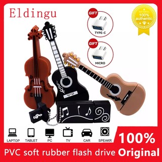Ổ Đĩa Flash 128gb Nhạc Cụ Dễ Thương Đàn Guitar Violin Note U Đĩa 4GB 8GB 16GB 32GB 64GB USB 2.0 Ổ Đĩa Flash Thích Hợp Cho Điện Thoại Di Động Loa Máy Tính