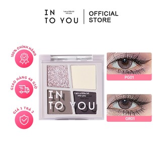 Vào BẠN Bốn Điều Pháo Hoa Phấn Mắt Bảng Bốn Màu Khoai Tây Nghiền Mờ Kim Sa Lấp Lánh Màu Đất Mè Đĩa Mới Học Sinh
