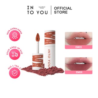 INTO YOU nữ anh hùng son bùn mờ môi và má hai công dụng mờ mờ lâu trôi không dính son môi bùn môi