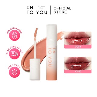 Son bóng INTO YOU Coconut Lip Gloss Water-light Mirror trắng da