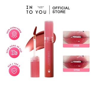 Into YOU Open Cap Lip Glaze Lip Gloss Lip Gloss Lipstick Mirror Watery Juice Lip Glaze 