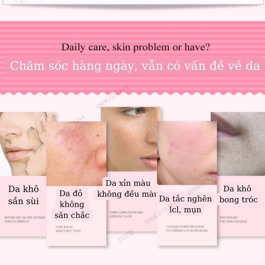 Mặt nạ chăm sóc da, mặt nạ làm trắng hydrat hóa và làm mờ vết thâm, bổ sung collagen với tinh chất ốc sên Nội Dia Trung | BigBuy360 - bigbuy360.vn