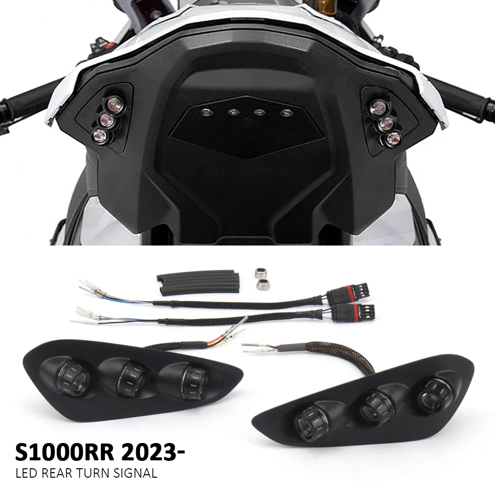 Mới Nhấp Nháy Biến Tín Hiệu Xe Máy Đèn LED Phía Sau Blinker Đèn Báo Đuôi Cho Xe BMW S 1000 RR S1000R