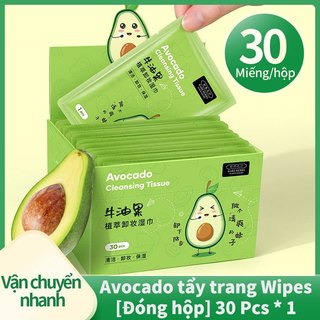 Khăn ướt tẩy trang nhanh Makeup Remover Ouyili gói 25 tờ tinh chất dưa leo ，Khăn Tẩy Trang Chiết Xuất Bơ Không Cồn Tiện Dụng Khi Đi Du Lịch