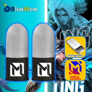 Tay cầm ngón tay BlueWow để chơi game, Găng tay ngón tay để chơi game, Găng tay ngón tay cái để chơi game, Đầu ngón tay thoáng khí cho trò chơi di động PUBG Nút ngón tay màn hình cảm ứng