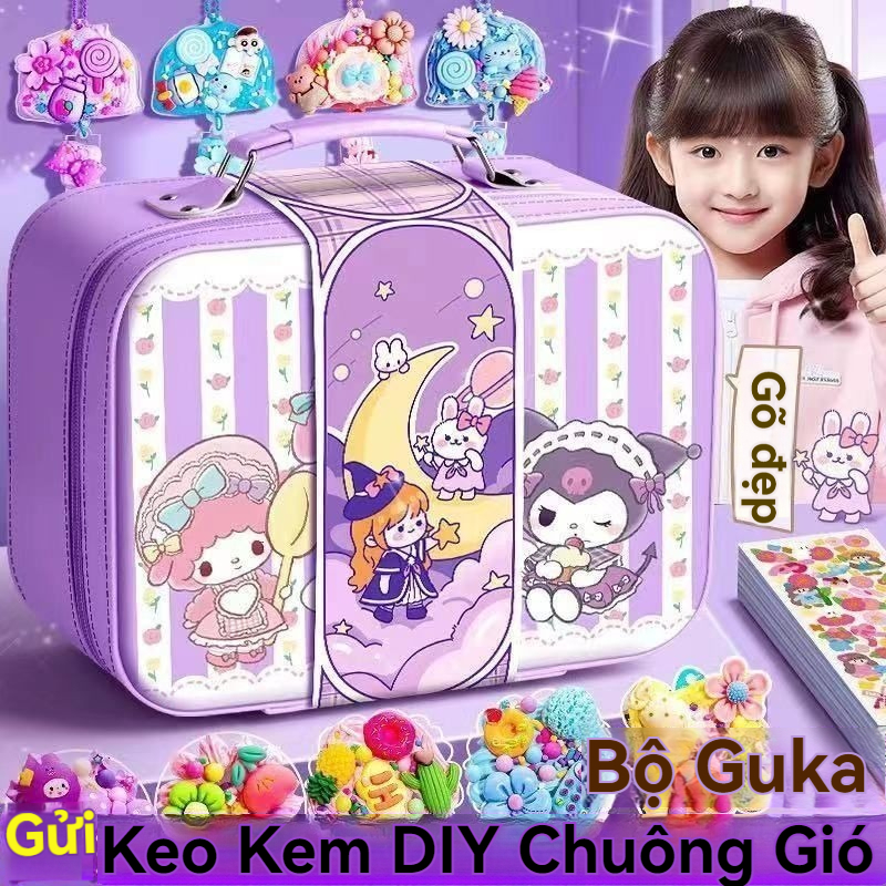 bộ làm kem keo bộ đồ chơi kem keo Kem Trẻ Em Handmade Keo Tự Làm Làm Chất Liệu Gói Đồ Chơi Bé Gái Mô
