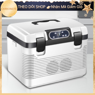 [Hàng Sẵn] Tủ Lạnh Mini 19L ô tô di động 12V/24V cho RV Cắm trại Sử dụng tại nhà【Carbon070】