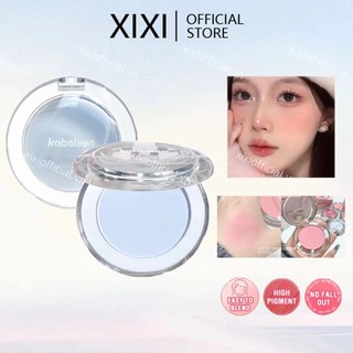 Kobeleen Tự Nhiên Cheek Tint Blush Palette Chống Thấm Nước Mặt Blusher Đường Viền Mềm Cheek Rouge Nữ Trang Điểm Làm Sáng Mặt 1 Cái Mờ NO.C317