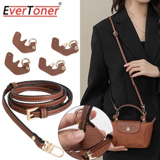 Evertoner 1 Bộ Dây Đeo Túi Cho Longchamp Mini Không Đục Lỗ Da Thật Chính Hãng Dây Đeo Vai Bộ Chuyển Đổi Đeo Ngang Dây Túi Phụ Kiện