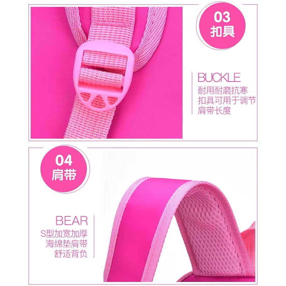 Balo  họa tiết Ultraman phong cách Hàn Quốc dành cho bé gái từ lớp 3-6