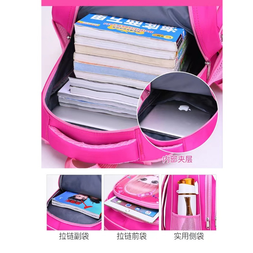 Balo  họa tiết Ultraman phong cách Hàn Quốc dành cho bé gái từ lớp 3-6
