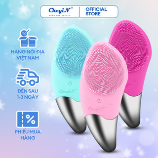 Máy rửa mặt CKEYIN MR336 massage mắt đẩy tinh chất bằng silicon chống thấm nước