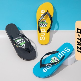 Q Tazi Dép Nam Mùa Hè Flip-Flops Nam Mặc Ngoài Đế Mềm Thường Ngày Được