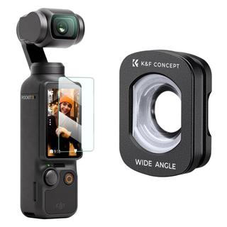 Bộ lọc góc rộng từ tính K & F Concept cho DJI Osmo Pocket 3 phụ kiện bảo vệ ống kính máy ảnh hành động