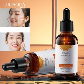 Tinh chất làm trắng da BIOAQUA, vitamin C, dưỡng ẩm, co giãn và tinh tế, cải thiện độ nhám, chăm sóc và trẻ hóa da