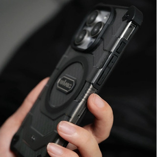 【Drop resistant acrylic hard case/Black】Ốp lưng compatible for iPhone 15 pro max case