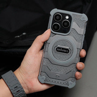 【Drop resistant acrylic hard case/Black】Ốp lưng compatible for iPhone 15 pro max case
