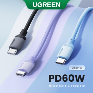 Dây cáp sạc nhanh UGREEN 60W Type C USB C QC 3.0 4.0 FCP thích hợp cho Macbook Pro Samsung S22 S23 Huawei iPhone 15