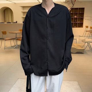 Áo sơ mi dài tay Nam hàn quốc áo sơ mi kaki dài tay rời thời trang đơn giản áo sơ mi hàn quốc đơn sắc Áo sơ mi unisex form rộng Áo sơ mi dài tay