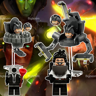 🔥Skibidi Khối Xây Dựng Titan Cameraman Nhân Vật Đồ Chơi Minifigures Dr.Toilet Man skibidi toilet
