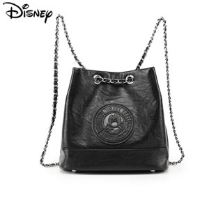 Disney Chính Thức Chính Thức Cổ Điển Mickey Series Đi Lại Ba Lô Thời Trang Phù Hợp Với Tất Cả Trận Đấu Túi Messenger Phương Pháp Lưng Đôi Ba Lô Dung Tích Lớn Dây Xích Đôi Da PU Hộp Quà Tặng Packag