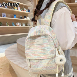 Túi đi học Aolang Cao cấp Sinh viên Nhẹ nhàng Đa năng Ba lô mới đơn giản