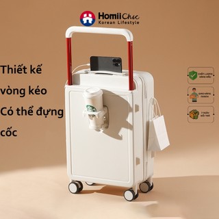 Vali du lịch cao cấp,vali có tay kéo rộng, mẫu mới hottrend, vali chống va đập trang bị khóa