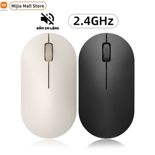 Chuột không dây xiaomi lite 2 usb 2.4g không tiếng động- có công tắc on/off - siêu nhạy không gây ồn - có kèm pin-cho laptop mcbook pc