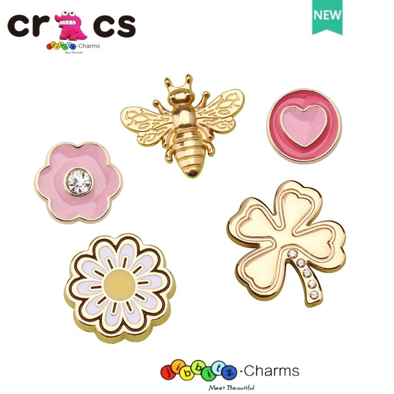 Phụ kiện giày sandal quyến rũ chất lượng cao khóa giày hình hoa/bướm