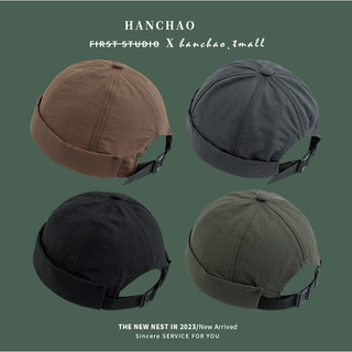 Mùa hè yuppie mũ dụng cụ nhanh khô mỏng phong cách chủ nhà mũ nữ phong cách nhật bản không vành dưa hấu mũ inch đầu mũ da dưa mũ nam