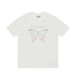 ❤️Hàng có sẵn ❤️❤️Áo thun ngắn tay hình con bướm kim cương nóng mới vừa vặn unisex cotton nguyên chất