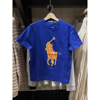 Áo thun ngắn tay cổ tròn có Logo Polo cổ tròn cổ điển của Ralph dành cho nam và nữ