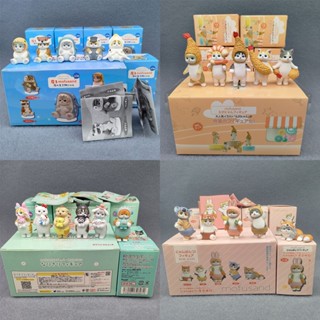 Có Hộp Hoạt Hình Anime Mifusand Cá Mập Mèo Chiên Tôm Hổ Cá Voi My Melody Kuromi Động Vật Mèo Q Phiên Bản PVC Nhân Vật Hành Động Mô Hình Đồ Chơi Búp Bê