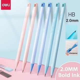 Bút chì kim bấm ngòi 2mm cao cấp kèm đầu gọt cải tiến cho học sinh, văn phòng