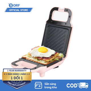 Sorf Máy nướng bánh mì Máy làm bánh mì Sandwich Trứng chiên Máy làm bữa sáng Thịt nướng Thiết kế chống bỏng hai mặt An toàn