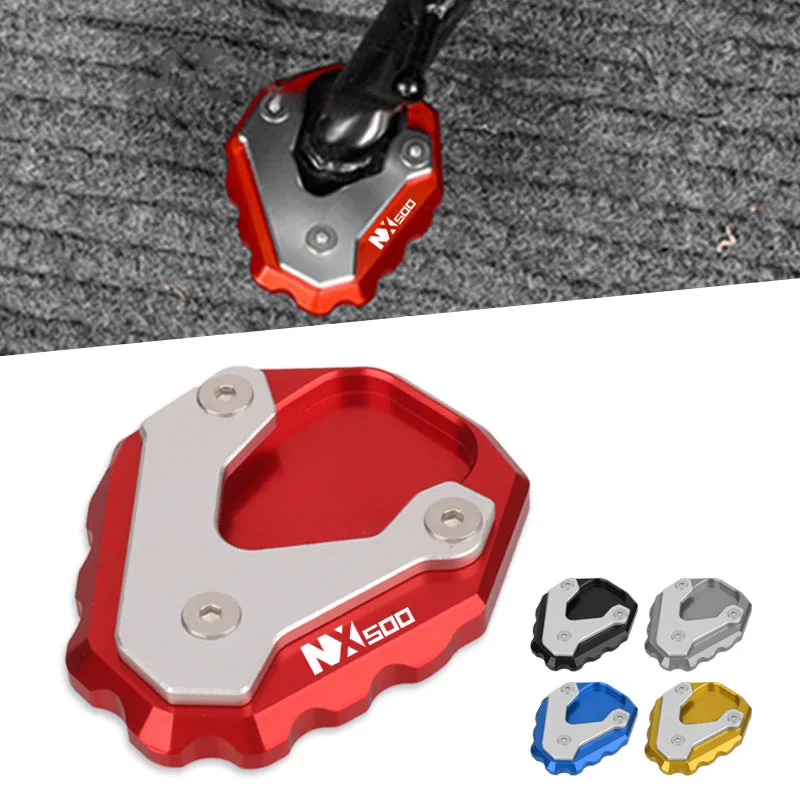 Xe Máy CNC Chân Đế Chân Bên Đứng Mở Rộng Tấm Hỗ Trợ Phóng To Chân Đế Cho XE HONDA NX400 NX500 NX 400