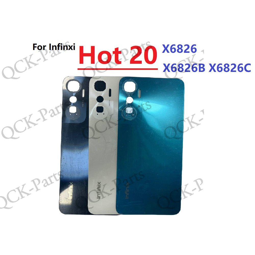 Ốp điện thoại Pin Nhà Ở Cho Infinix Hot 20 X6726 X6726B X6726C Phía Sau Nhà Ở Cửa Sau Ốp điện thoại
