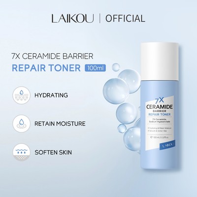Laikou 7X Ceramide Barrier Repair Toner Làm dịu chống lão hóa Sửa chữa 100ml