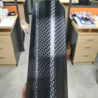 150x1cm Kích thước tùy chỉnh PET giả mạo sợi carbon dán phim tự động thay đổi màu sắc dán xe máy xe đạp xe máy DIY trang trí phim phản chiếu phim tự động