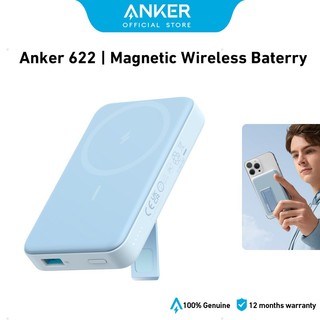 Anker Power Bank, 633 Pin từ tính, Bộ sạc di động không dây từ tính có thể gập lại 10.000mAh, Giao hàng điện USB-C 20W