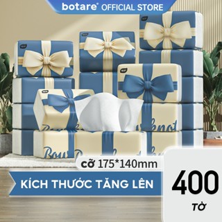 【20 Gói Botare Giấy Dày 4 Lớp 400 Tờ air-cushion deluxe Thoải Mái
