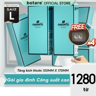 【6 gói Botare Cheerful Blue khăn giấy ăn treo lớn 1280 tờ mỗi gói