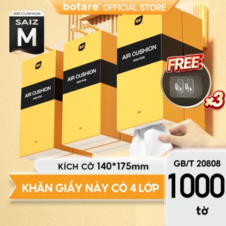 【9 gói Botare Cheerful khăn giấy vệ sinh treo tường lớn 1000 tờ mỗi gói